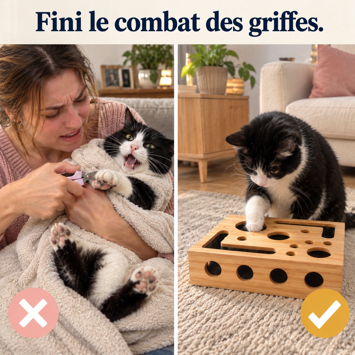 Boîte lime-griffes pour chat | Griffou
